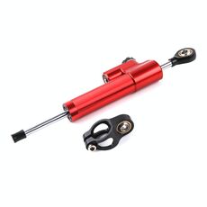 Moto Manubrio Universale Ammortizzatore Direzione Ammortizzatore Stabilizzatore di Sterzo Accessori Ammortizzatore (Rosso)