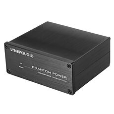 LINEPAUDIO A963 Microfono a condensatore 48V Pro Alimentazione phantom (nero)