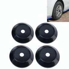 4 PCS Accessori per lo styling dell'auto in plastica Coperchio centrale per coprimozzo con stemma per auto