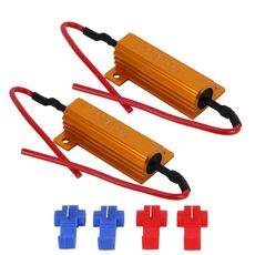2 PCS Car Canbus Error Canceller Decoder Resistenza di carico LED 50W 8 Ohm Nessun decodificatore lampeggiante