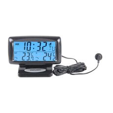 SH-350-2 Termometro digitale multifunzione per temperatura Sveglia Monitor LCD Display rilevatore misuratore di batteria
