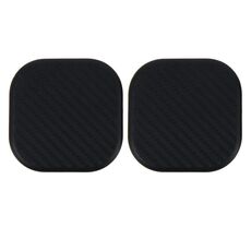 Tappetino antiscivolo per cruscotto con trama in fibra di carbonio per auto da 2 pezzi per telefono / GPS / MP4 / MP3, dimensioni: 6.5 * 6.5 * 0.3 cm
