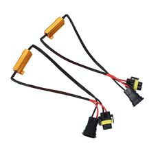 2 PCS H11 50W 6 Ohm Resistenza di carico Car Canbus Error Canceller Cavo decodificatore