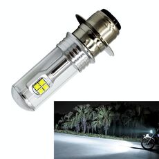 Fari per moto 750LM 6000K Bianco H6M / P15D 40W Lampadine 8 LED, DC 12-24V