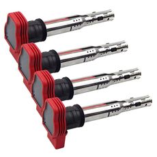 4 pezzi sostituire bobina di accensione per auto tipo 06E905115A / B / C / E / F bobine adatte per motore a 4 cilindri per Audi A6L 2.4 anni dopo il 2005, consegna numero casuale