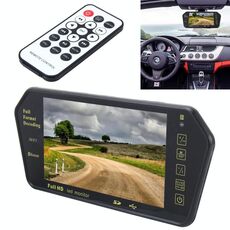 Monitor per auto a colori TFT-LCD da 7 pollici 480 * 234 con vista posteriore con lettore MP5 Bluetooth, supporto della funzione schermo automatico inverso