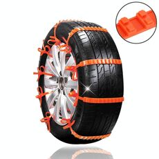 Catene antiscivolo per pneumatici a doppia griglia di emergenza per pneumatici per auto
