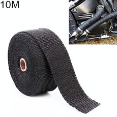 Involucro di scarico in materiale di cotone da 10 m Avvolgere lo scudo termico di scarico per moto per auto Involucro resistente al calore, consegna a colori casuali