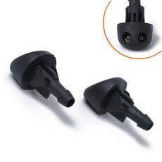 Ugello a spruzzo d'acqua con getto tergicristallo tergicristallo da 2 pezzi 7700413545 per Renault Clio 2005-2014