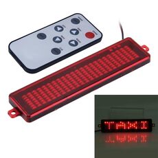 Pannello di illuminazione a scorrimento con display a scorrimento a LED per vetrina programmabile a LED per auto CC 12V