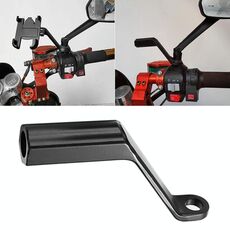 Staffa in lega di alluminio per specchietto retrovisore moto, consegna a colori casuali