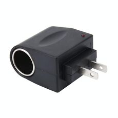 Inverter di alimentazione per veicoli da 6 W da 220 V CA / CC a 12 V CC con convertitore adattatore per presa accendisigari per auto Amplificatore del veicolo Uscita di potenza: CC 12V 500mA (spina americana)