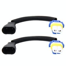 2 PCS 9006 Cavo di conversione da maschio a femmina per faro Xenon HID per auto con presa adattatore in ceramica