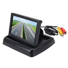 Monitor ad alta definizione per auto LCD TFT digitale da 4,3 pollici pieghevole, supporta la funzione di inversione automatica dello schermo
