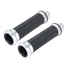 Impugnature per manubrio sinistro in metallo con struttura a rete da 2 pezzi con copertura in gomma per Yamaha