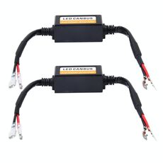 2 PCS H1 / H3 Car Auto LED Faro Canbus Avviso Adattatore decodificatore senza errori per DC 9-16V / 20W-40W
