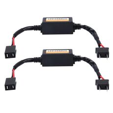 2 PCS H7 Car Auto LED Faro Canbus Avviso Adattatore decodificatore senza errori per DC 9-16V / 20W-40W