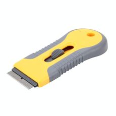 Coltello per pulizia multifunzione scalabile in alluminio per auto con manico in plastica per pellicola per la pulizia delle finestre