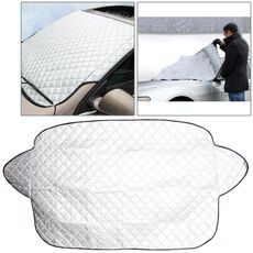 Pellicola in alluminio per auto con protezione solare antigelo per parabrezza, dimensioni: 147 × 100 cm