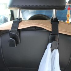 2 pezzi SHUNWEI SW-2504 Supporto per gancio in plastica per schienale poggiatesta per seggiolino auto, carico massimo: 6 kg