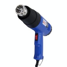 DINGGUAGUA 1800W Temperatura regolabile professionale per impieghi gravosi industriali da 50 gradi Celsius a 650 gradi Celsius Strumento per pistola ad aria calda con display della temperatura