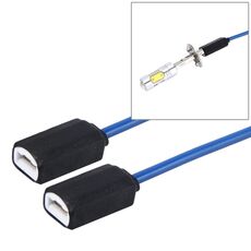 2 pezzi H1 / H3 Supporto per presa isolante in ceramica per lampadina auto LED per auto (senza luce inclusa)
