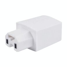 Adattatore per caricabatterie per cellulare USB a doppia porta 36-80V 2A per motocicletta elettrica (bianco)