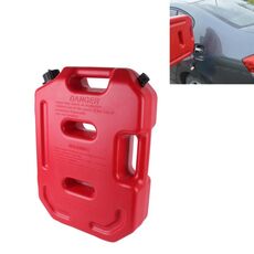 Serbatoi del carburante della benzina Plastica 2,6 galloni 10 litri Spegnimento automatico Lattine del carburante Contenitore dell'olio Backup di emergenza (rosso)