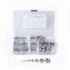 185 PCS Kit assortimento di viti a esagono incassato in acciaio inossidabile 304 per auto M2-M12