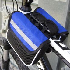 Borse per telefono da bicicletta Borsa da sella per bici da strada anteriore Borsa da sella (blu)
