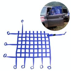 Rete universale in nylon per finestrini per auto Rally Racing Safety Collision Mesh, dimensioni: 60 x 50 cm (blu)