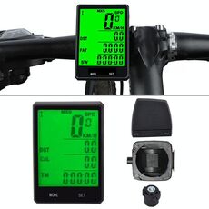 Tachimetro LCD del contachilometri del computer da bicicletta impermeabile wireless inglese da 2,8 pollici