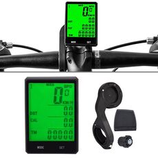 Contachilometri LCD per computer da bicicletta impermeabile senza fili da 2,8 pollici con porta prolunga