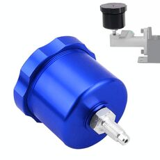 XH-BK017 Car Racing Drift Modified Lega di alluminio CNC Competitive Idraulico freno a mano Serbatoio olio Pot (blu)
