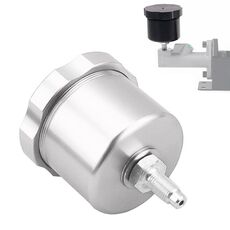 XH-BK017 Car Racing Drift Modified Lega di alluminio CNC Competitive Idraulico freno a mano Serbatoio olio Pot (argento)