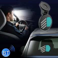 EM01 Auto Bluetooth Intelligent LED Expression Sticker Emoticon APP Controllo manuale