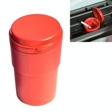 Posacenere in PBT ignifugo resistente al calore per auto (rosso)