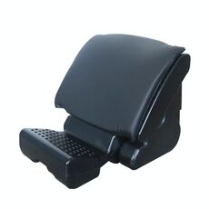 Sgabello pieghevole per poggiapiedi da massaggio ergonomico per auto (nero)