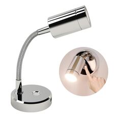 Lampada da lettura multifunzionale da 130 mm RV 10-30V con interruttore tattile, Stile: Tubo flessibile