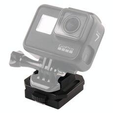 Supporto per selfie per casco in lega di alluminio GP193 per GoPro HERO 1/2/3/3+/4/5 Sessione/6/7, Xiaoyi e fotocamera sportiva 4K di seconda generazione