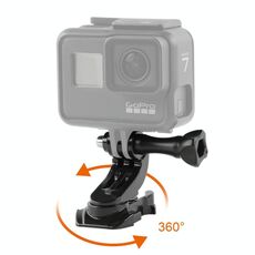 GP451 Base tipo J girevole a 360 gradi per GoPro Hero12 Black / Hero11 /10 /9 /8 /7 /6 /5, Insta360 Ace / Ace Pro, DJI Osmo Action 4 e altre action cam