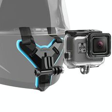 Supporto da cintura per casco + custodia protettiva per custodia impermeabile per GoPro HERO7 Black / 6/5