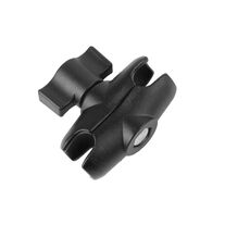 Supporto fisso per moto con biella da 6 cm per GoPro Hero12 Black / Hero11 /10 /9 /8 /7 /6 /5, Insta360 Ace / Ace Pro, DJI Osmo Action 4 e altre action cam (nero)