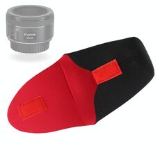 Pacchetto obiettivo fotocamera SLR Ispessimento Obiettivo in neoprene antiurto Custodia per custodia Deduzione adesiva, diametro: 65 mm, altezza: 100 mm