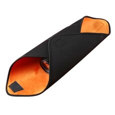 Fotocamera per fotografia in tessuto pieghevole da cento Fotocamera SLR Liner Borsa per obiettivo Panno avvolto ispessito Plus Velvet, Dimensioni: 45x45cm (Arancione)