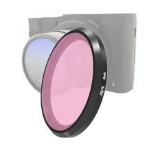 Filtro per lenti colorate JSR per Panasonic LUMIX LX10 (rosa)