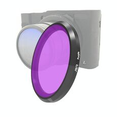 Filtro per lenti colorate JSR per Panasonic LUMIX LX10 (viola)