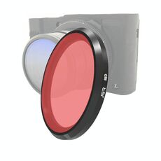 Filtro per lenti colorate JSR per Panasonic LUMIX LX10 (rosso)