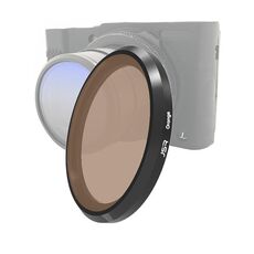 Filtro per lenti colorate JSR per Panasonic LUMIX LX10 (marrone)