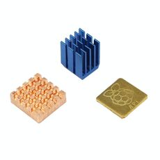 3 in 1 dissipatore di calore in rame + spessori in alluminio per dissipatore di calore per Raspberry Pi 3/2 / B +